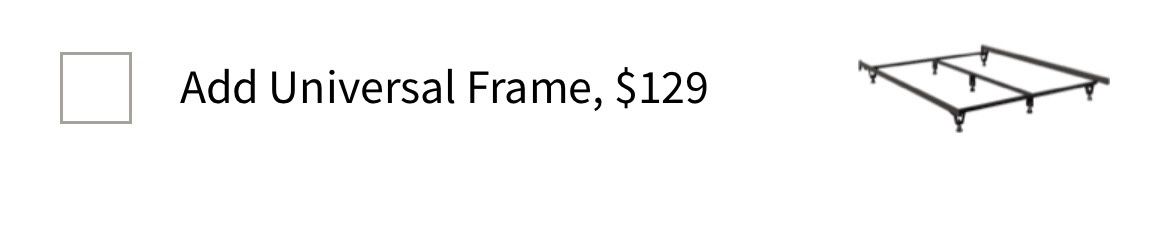 NEW STILL IN BOX Universal Metal Frame (Retails $129)