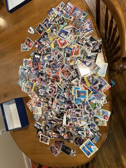 Lot Of Football, Baseball, And Basketball Cards. 