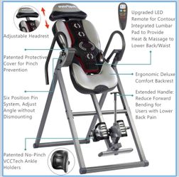 New in Box never open Innova Advanced Heat and Massage Inversion Table