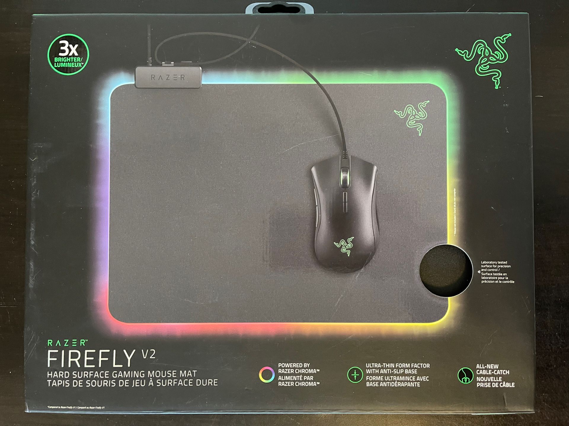 Razer Firefly V2 (new) - RGB Mouse Mat