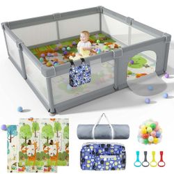 Baby Play Pen 79"×71"