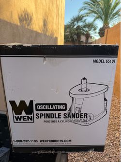 WEN Oscillating Spindle Sander 6510T with Sanding Sleeves