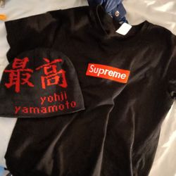 Supreme Tee & Beanie 