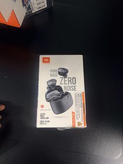 JBL noise canceling earbuds. New in box