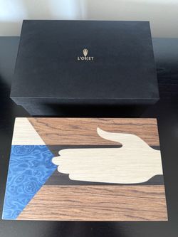 L object Marquetry box