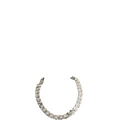 Beautiful Modest Silver Crystal Bracelet 