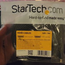 New Startech.com 10ft / 3m HDMI Cable Pickup Only