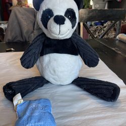 Scentsy Buddy Shu Shu PANDA Plush Animal Toy 15" Black & White Bear Retired