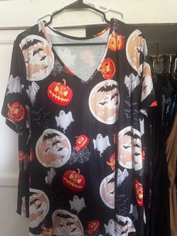 Plus size Halloween shirt