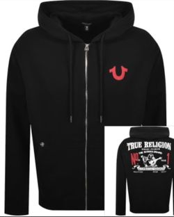 True Religión Black Zip Up