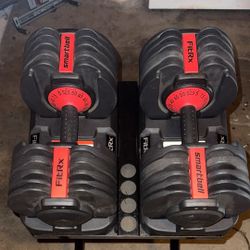 FitRX Adjustable Dumbbell Set 