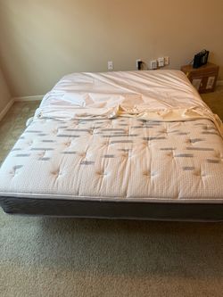 Queen matress. Looks new with cover