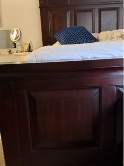 Bed wood frame