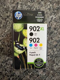 SEALED hp 902XL Black and 902 Color 4-pack Ink Cartridges