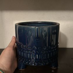 Blue planter