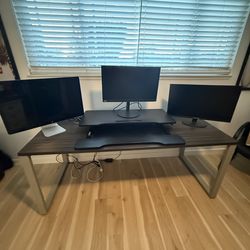 Computer Desk Chair Adjustable Monitor Stand