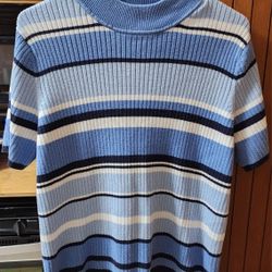 XL WOMANS LAURA SCOTT  STRIPED TOP