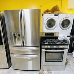 Refrigerador Estufa Combo A Pagos Con 11$ De Enganche