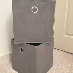 2 Storage cube bin 