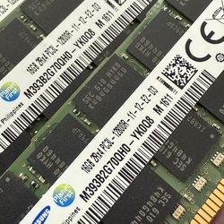 16GB 2Rx4 PC3L - 12800R -11-12-E2 -D3