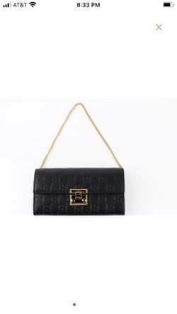 Gucci Padlock Continental Wallet on Chain 453506