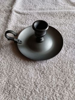Vintage Avon American Heirloom Metal Chamberstick Candle Holder