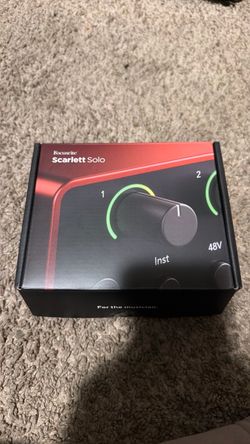 Scarlet Solo Audio Interface