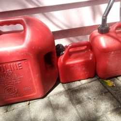 3 Gas/Fuel Containers
