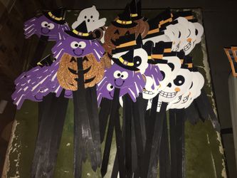 3/$1 Halloween yard steaks Halloween makeup