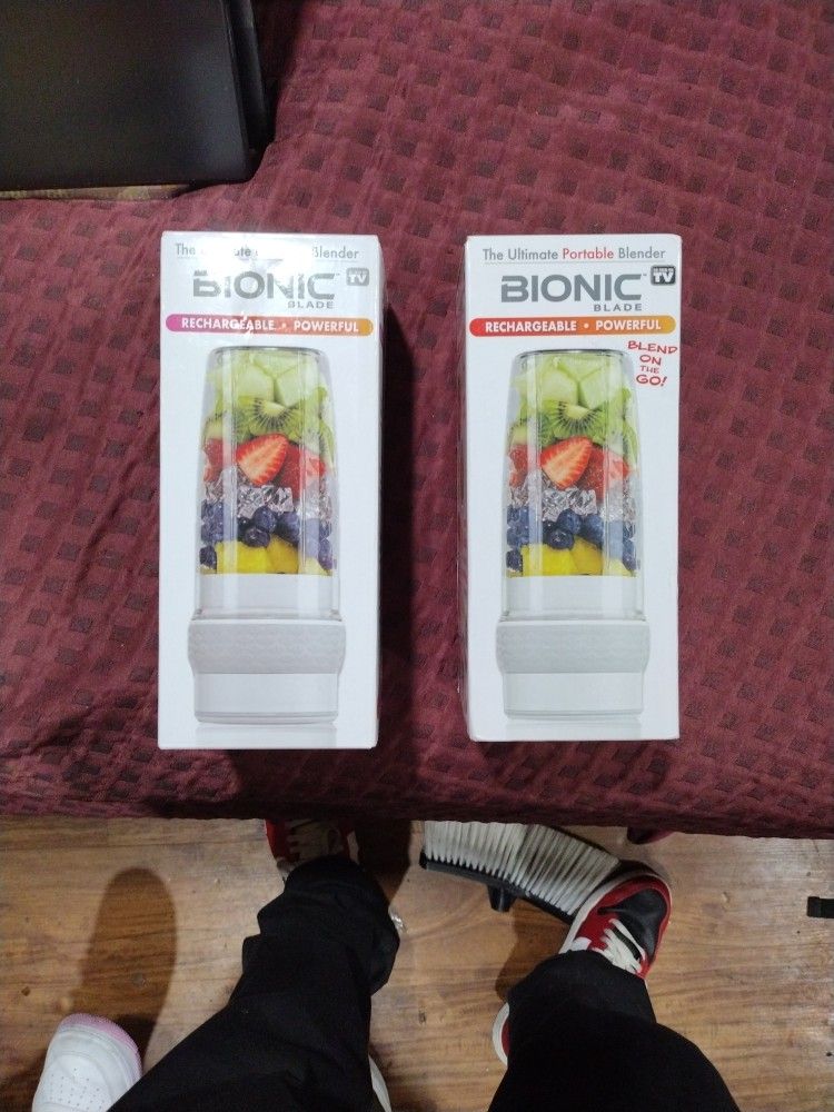 Two Brand New Bionic Blade Rechargeable Blenders For The Price Of One