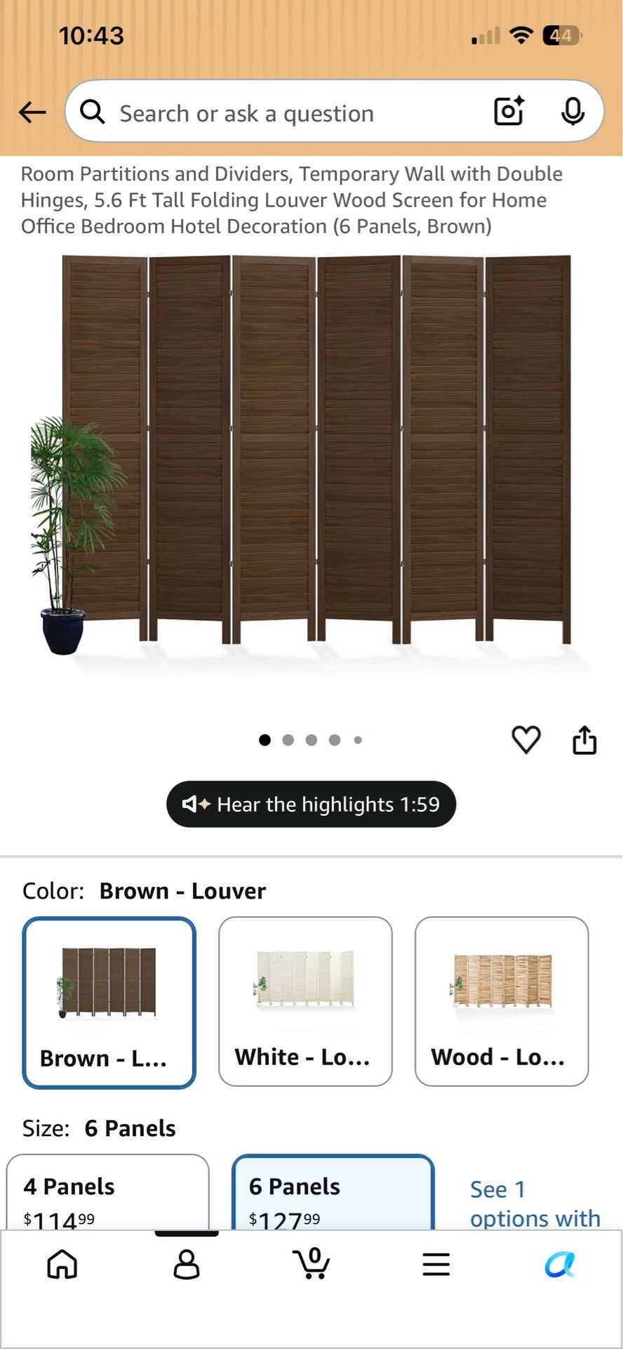 New room divider