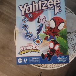 Yahtzee Jr Spidey Board Game
