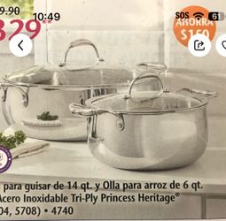 Son de princess house.  🏠 busco la cazuela pequeña.   Si alguien la tiene.  Mándeme msj  me interesa