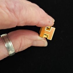 Hermes Cage DH Pendant W/Original Chain