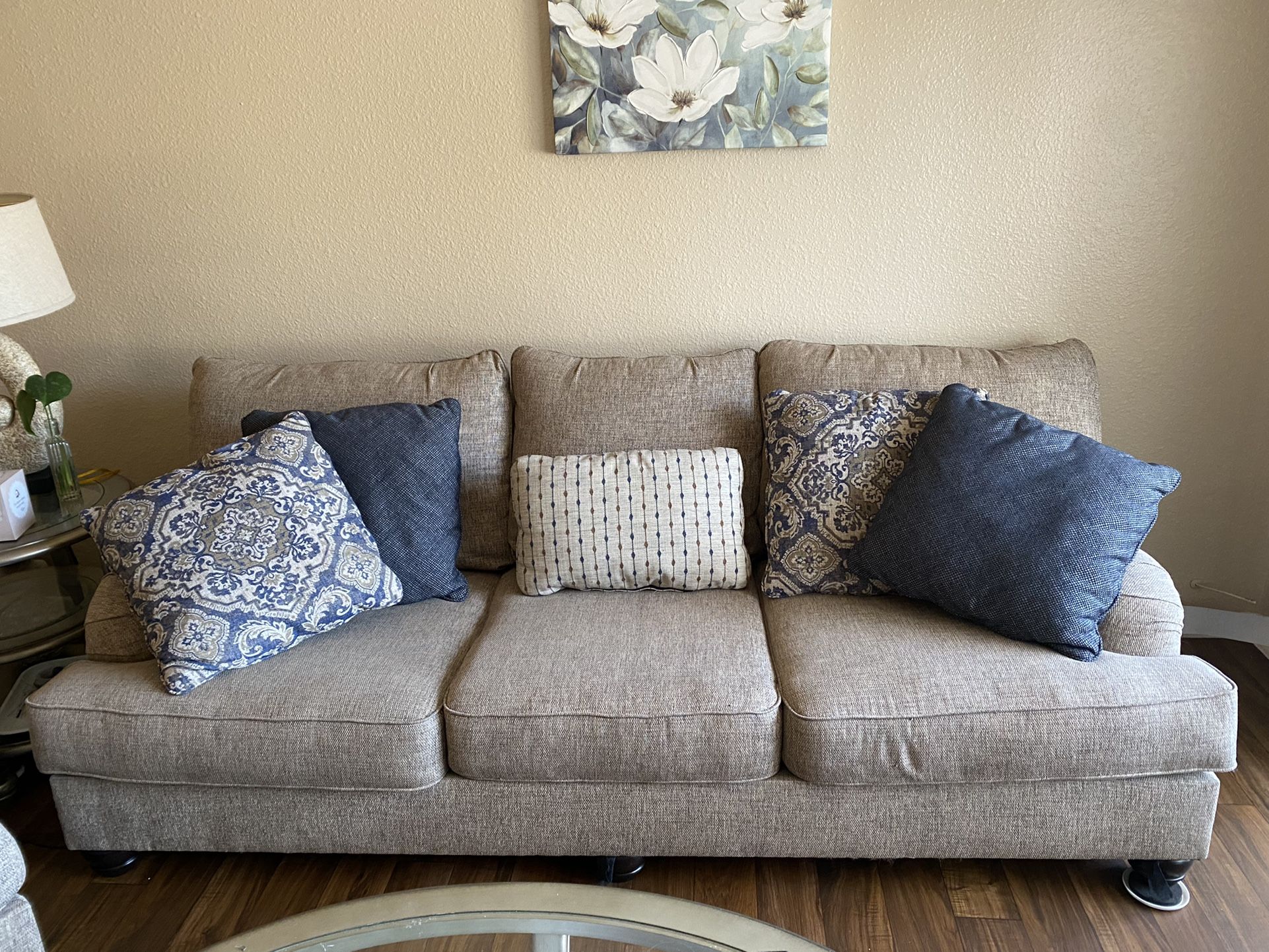Beige Pruitts Furniture Couch