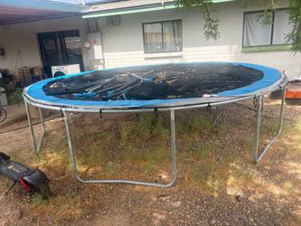 Large Outdoor Trampoline with Frame