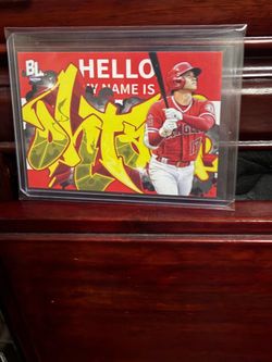 Topps 2023 Big League Roll Call Hello My Name Is Shohei Ohtani Insert