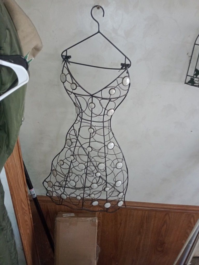 Antique Wire Woman Figure