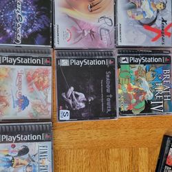PS1/PS2 Retro/jrpg Collection + System + Crt Tv + More