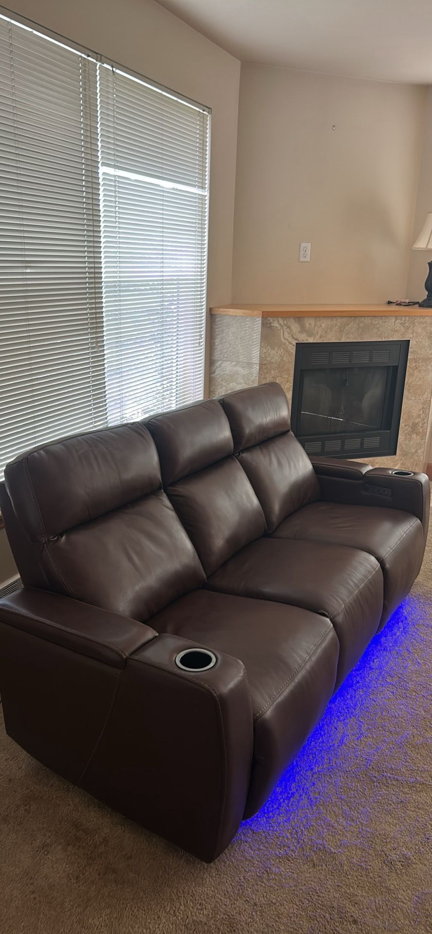 Leather Electric Couch
