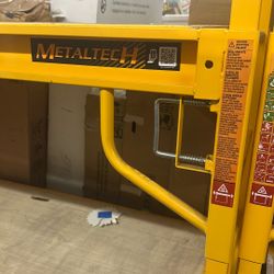 MetalTech Jobsite 6 ft. Baker Style Rolling Scaffold Platform, 1100 lbs. Load Capacity, Steel, 6 ft. W x 6.25 ft. H x 2.5 ft. D