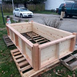 Pine Raised Garden Bed