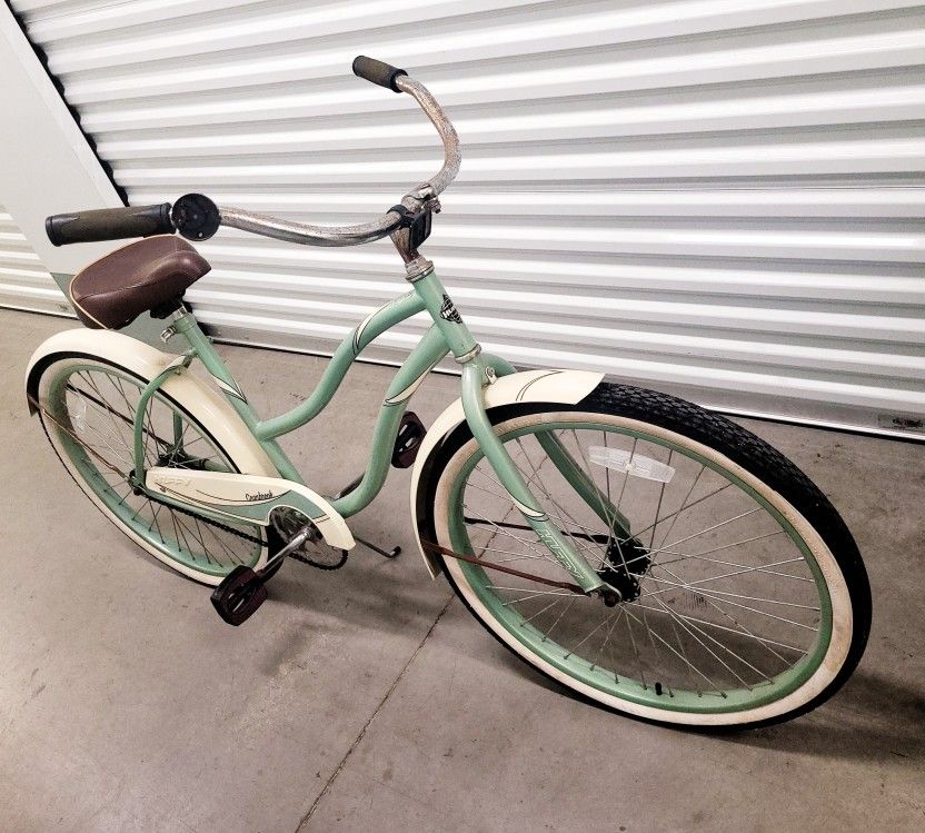 26' HUFFY WOMEN'S CRANBROOK CRUISER/COMFORT BIKE, MINT GREEN