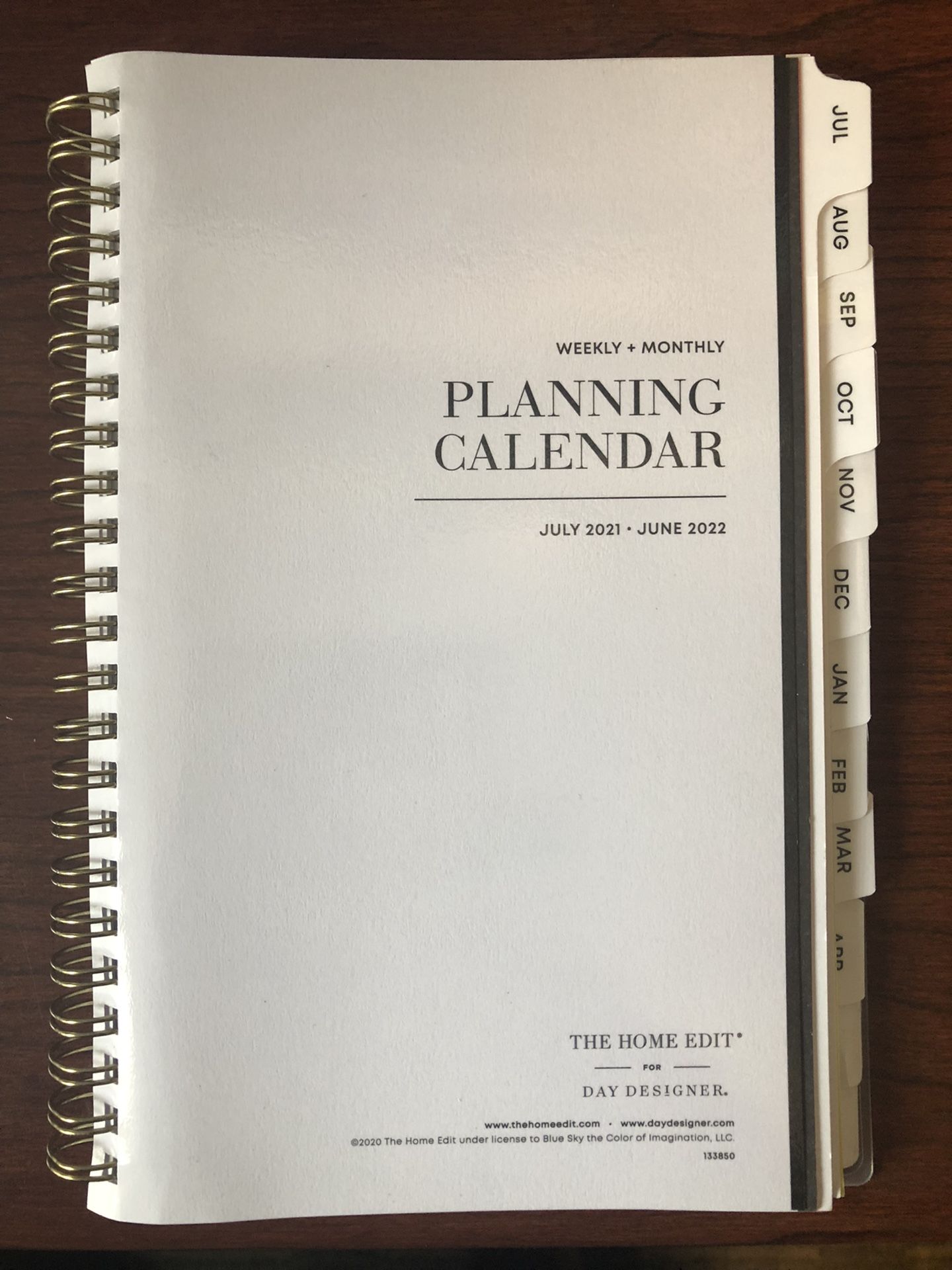 Day Planner By The Home Edit July 21 To June 22