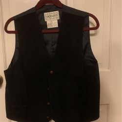 Black Suede Vest