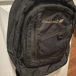 GreatLand Black Backpack Vintage