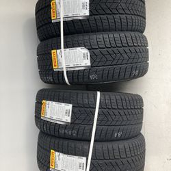 Brand New Pirelli Winter Snow Tires For Tesla Model 3 18”