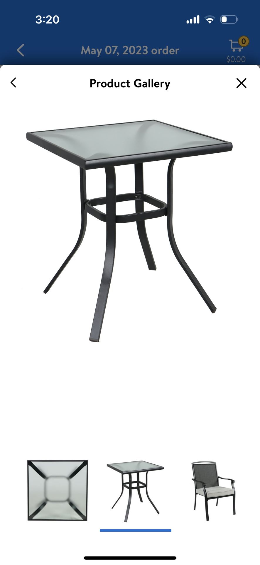 Outdoor Bistro Table