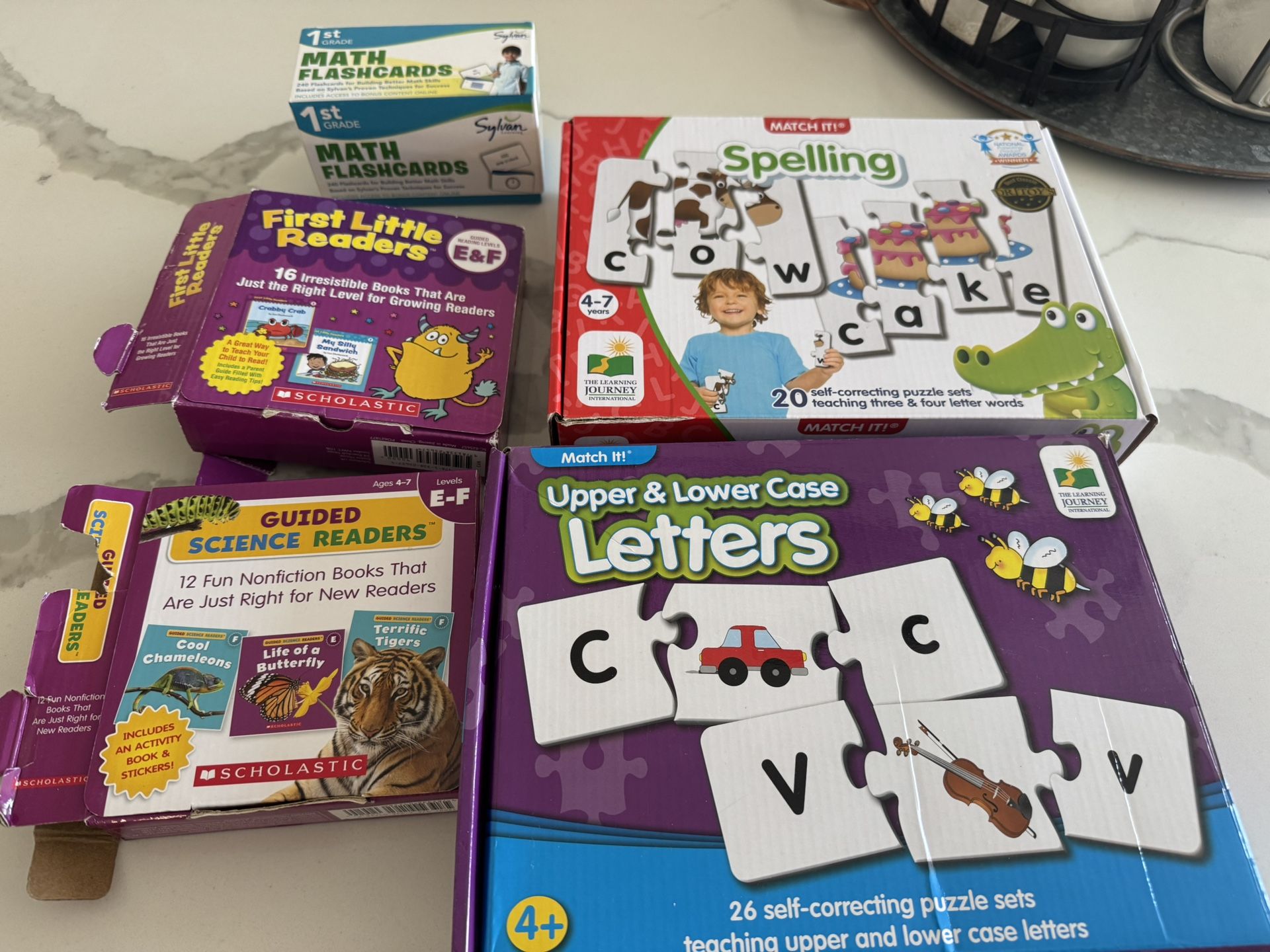 Pre-K-1st Kids Learning Game/Books