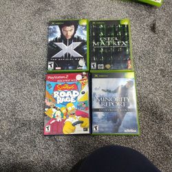 Xbox And 1 PS2 Game 